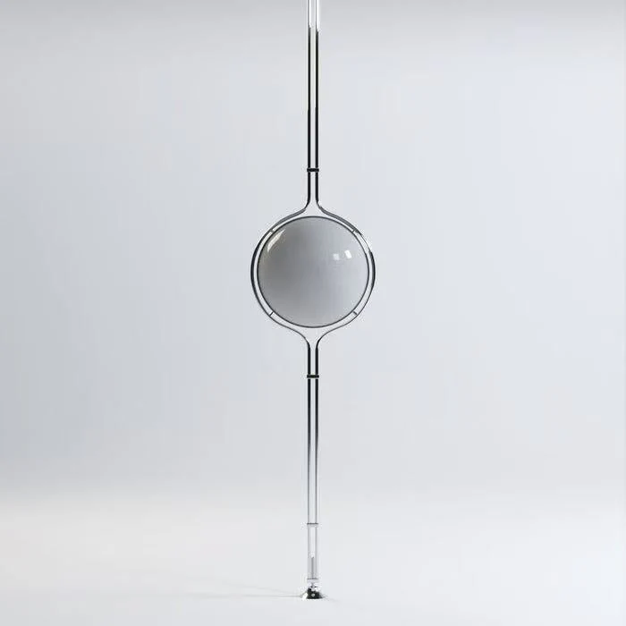 Modern Globe Standing Lamp Floor to Ceiling Home Decor Light - Image 9