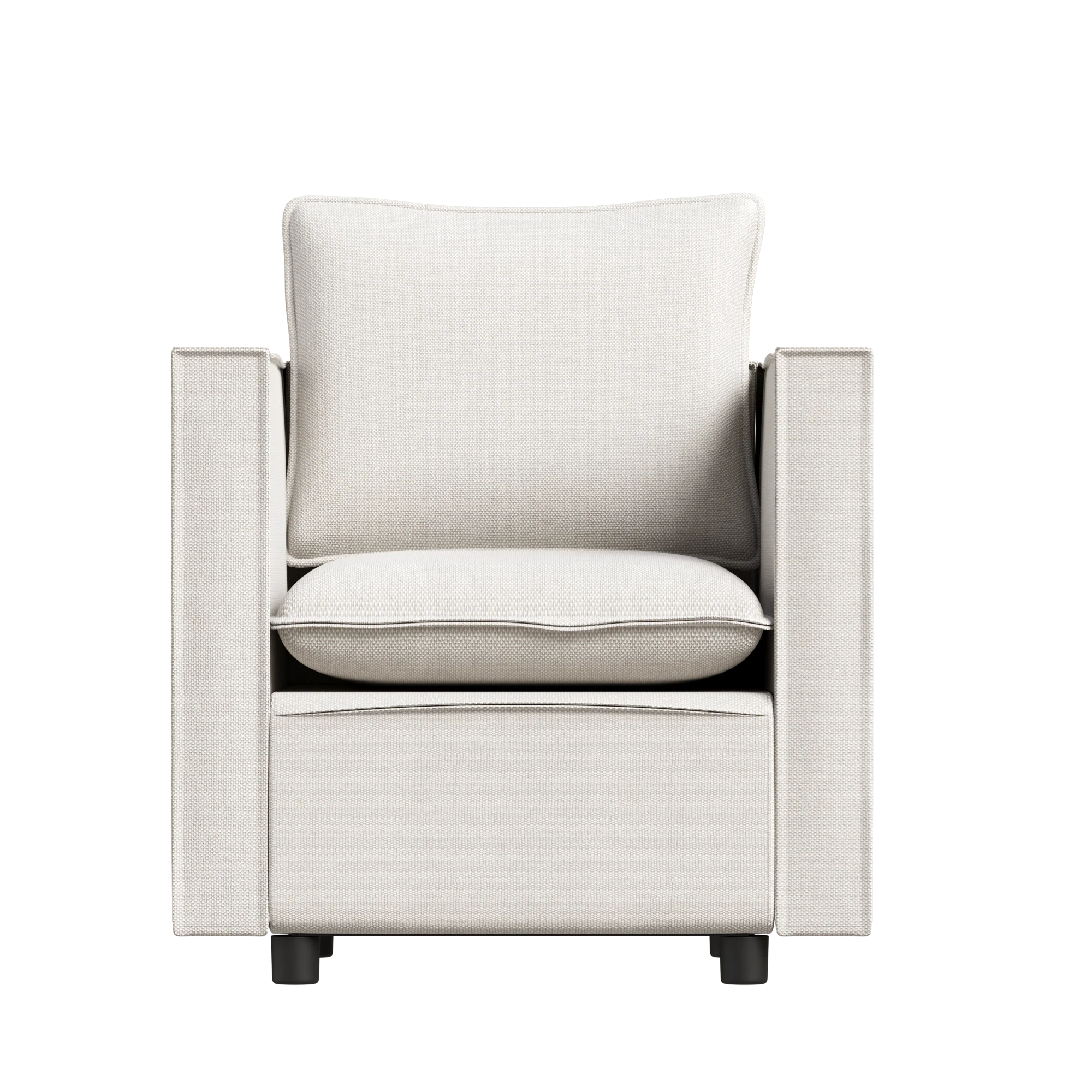 Modern Gray Single Sofa Chair - Image 6