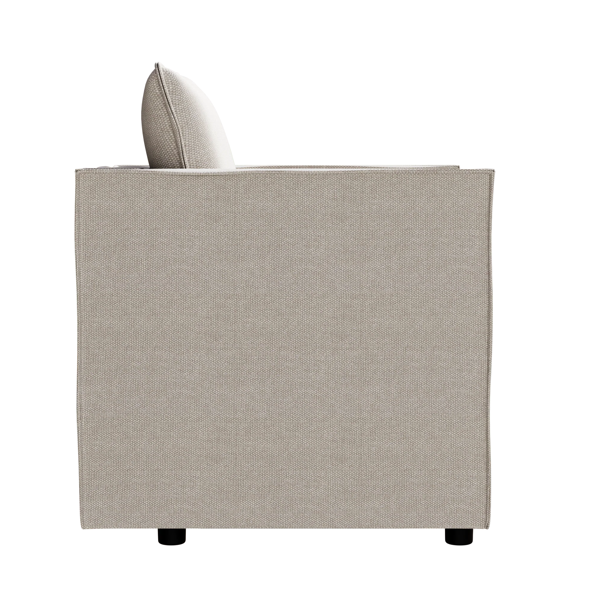 Modern Gray Single Sofa Chair - Image 8