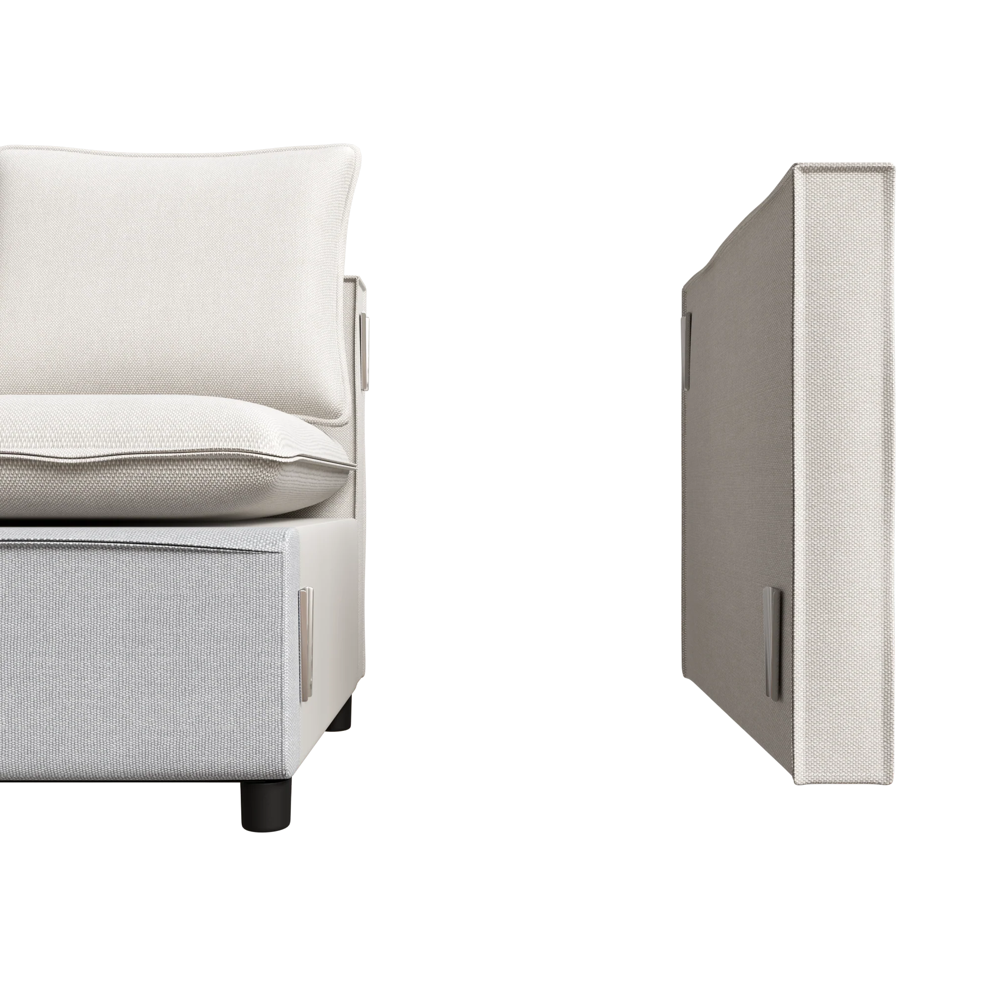 Modern Gray Single Sofa Chair - Image 9