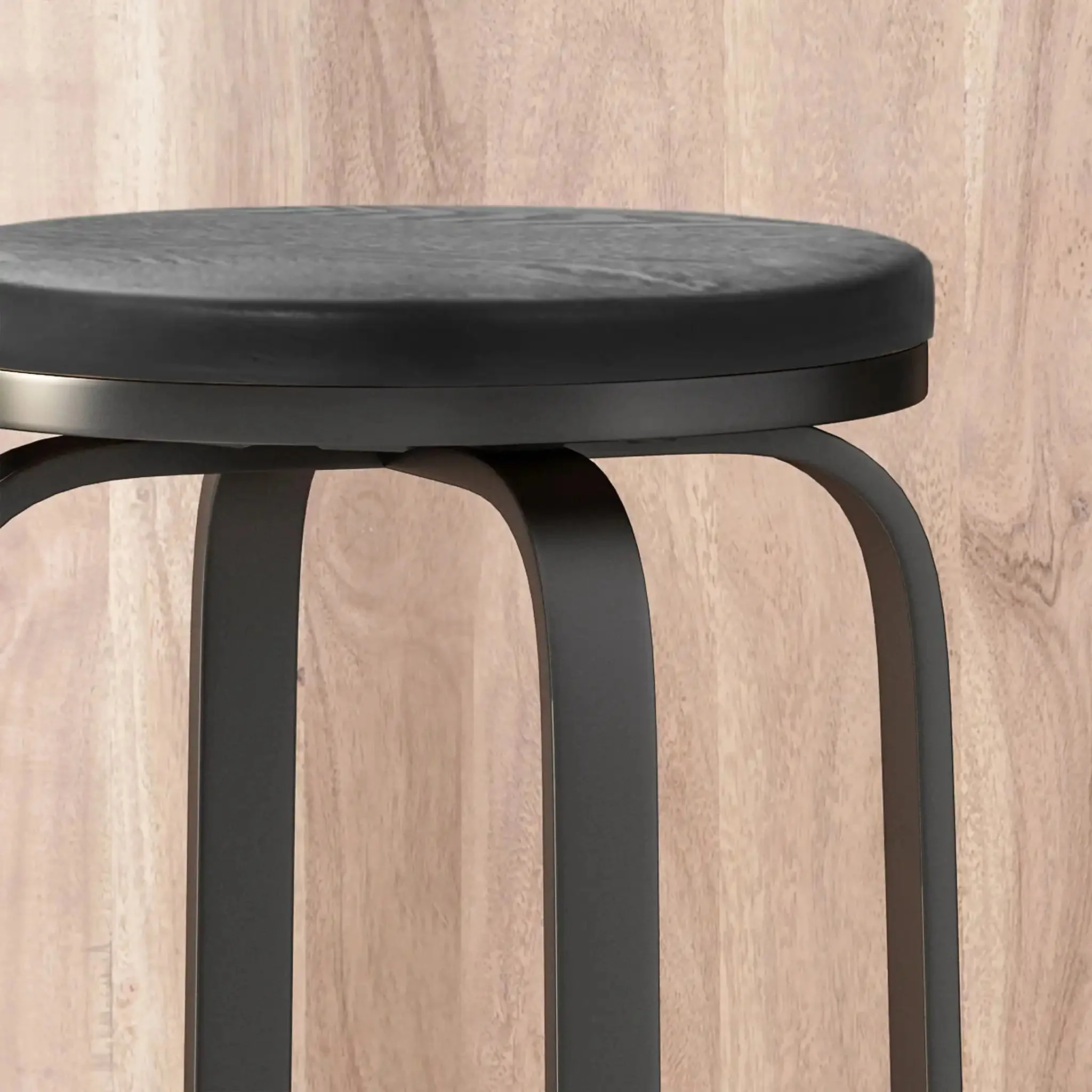 Modern Industrial Counter Stool Set With Swivel Function - Image 3