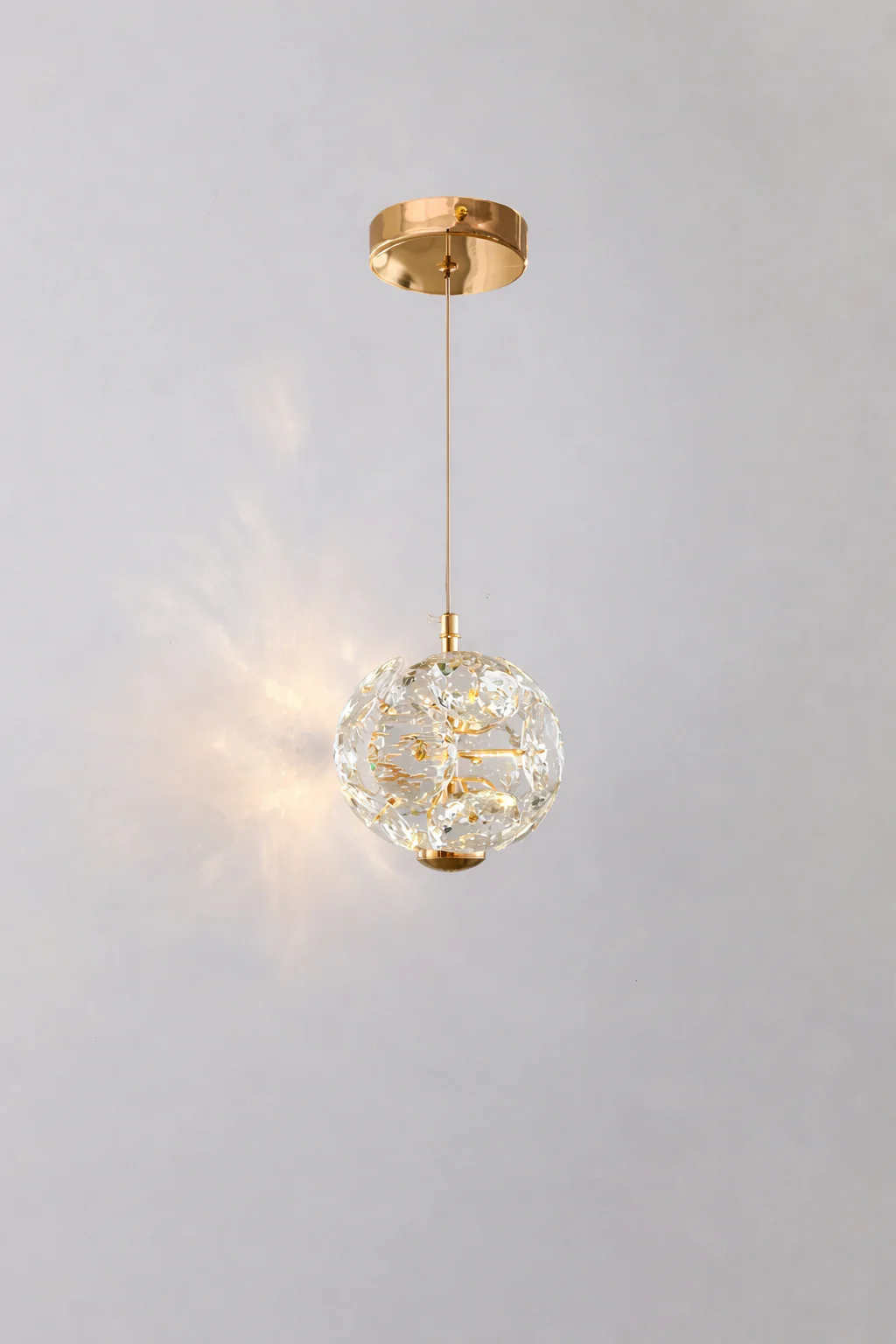 Modern K9 Crystal Bedside Wall Lamp Luxury Small Chandelier Ceiling Light Decor - Image 6