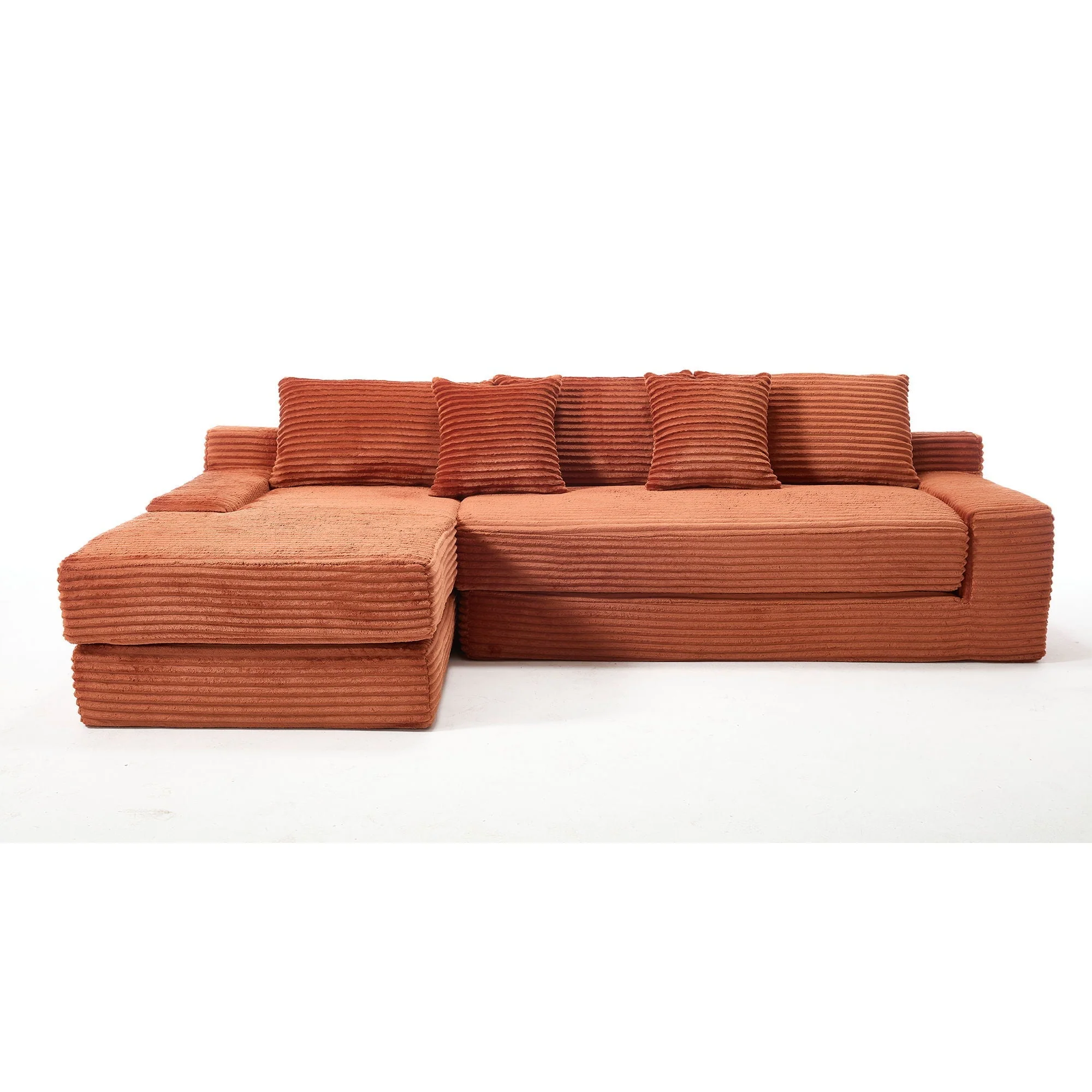 Modern L - Shaped Sectional Couch With Memory Foam - Image 2