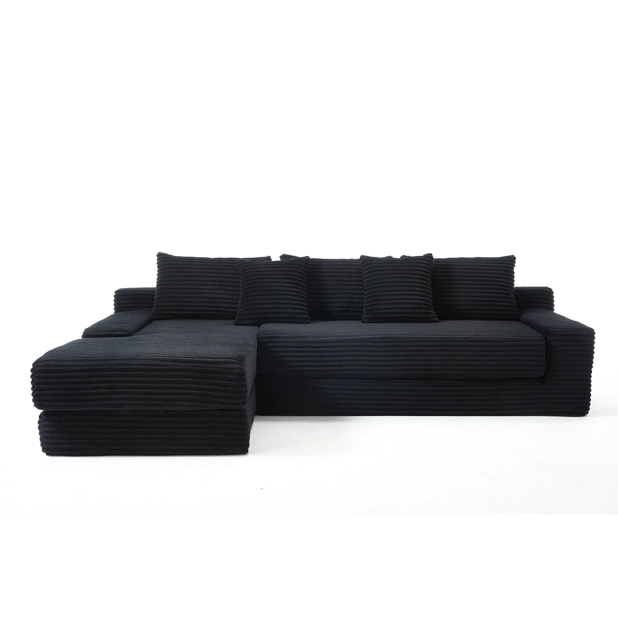 Modern L - Shaped Sectional Couch With Memory Foam - Image 3