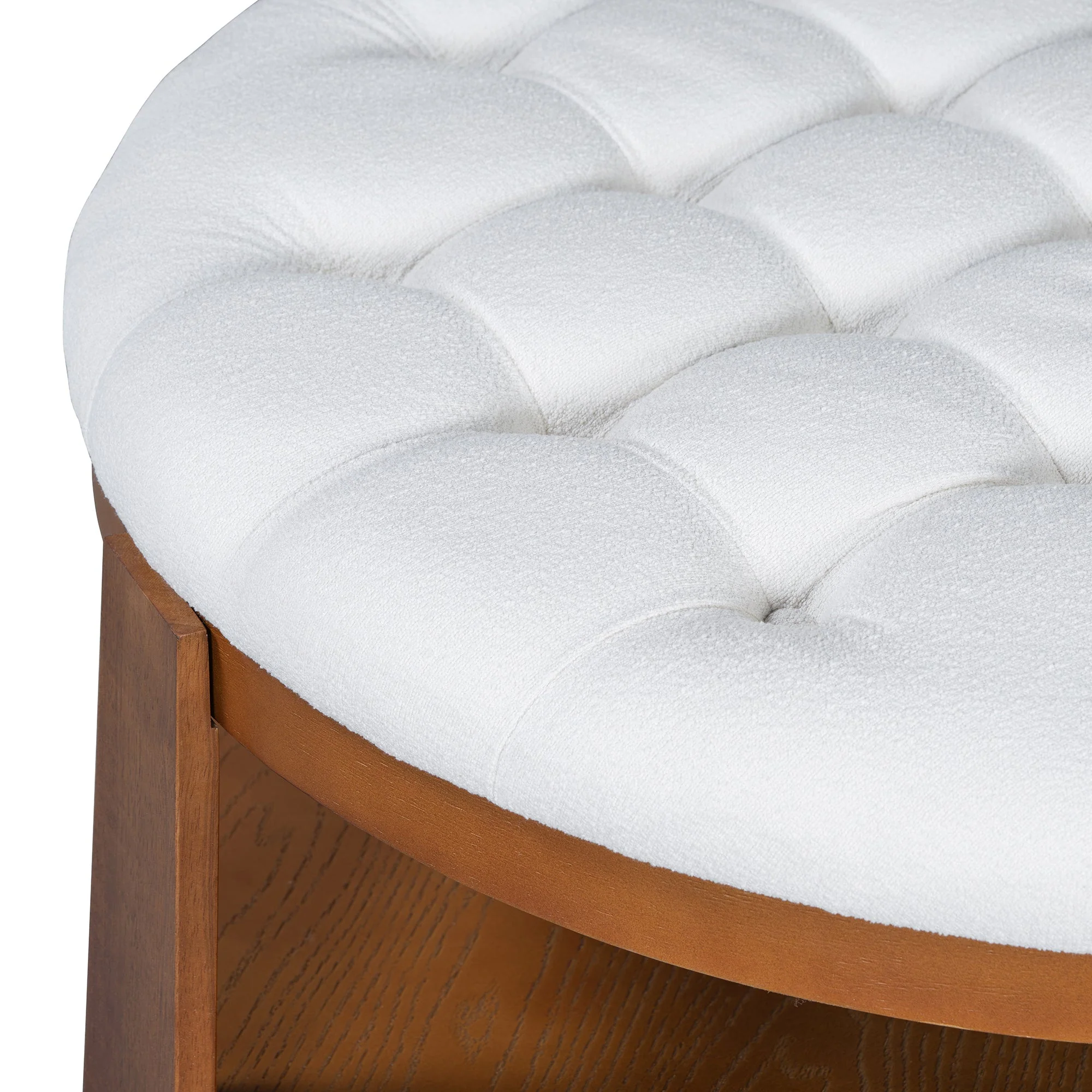 Modern Large Round Ottoman Coffee Table - Image 10