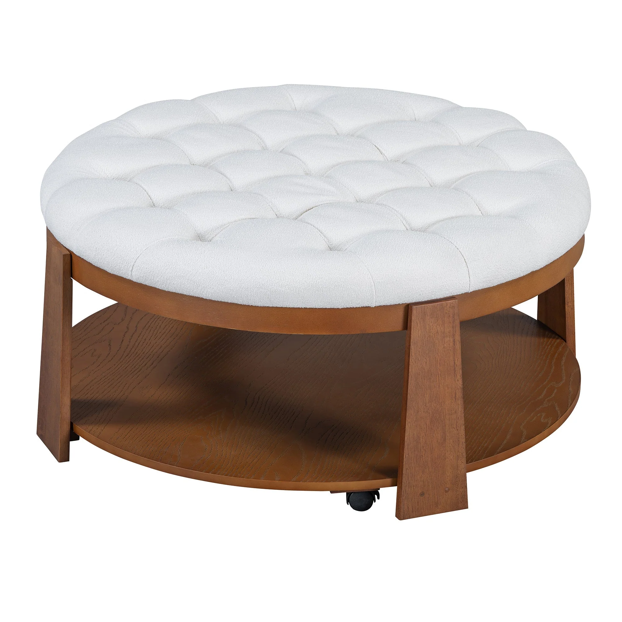 Modern Large Round Ottoman Coffee Table - Image 13