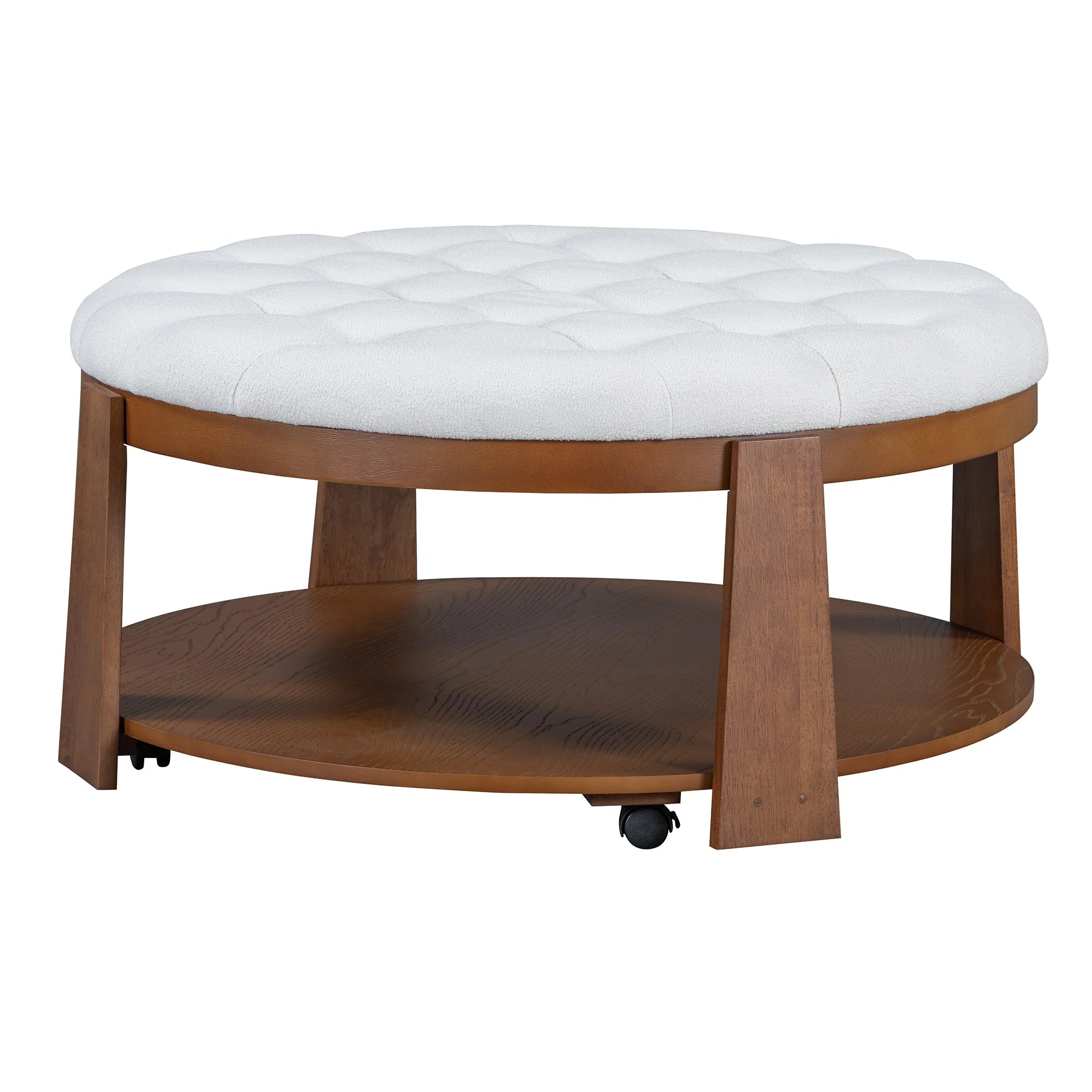 Modern Large Round Ottoman Coffee Table - Image 14