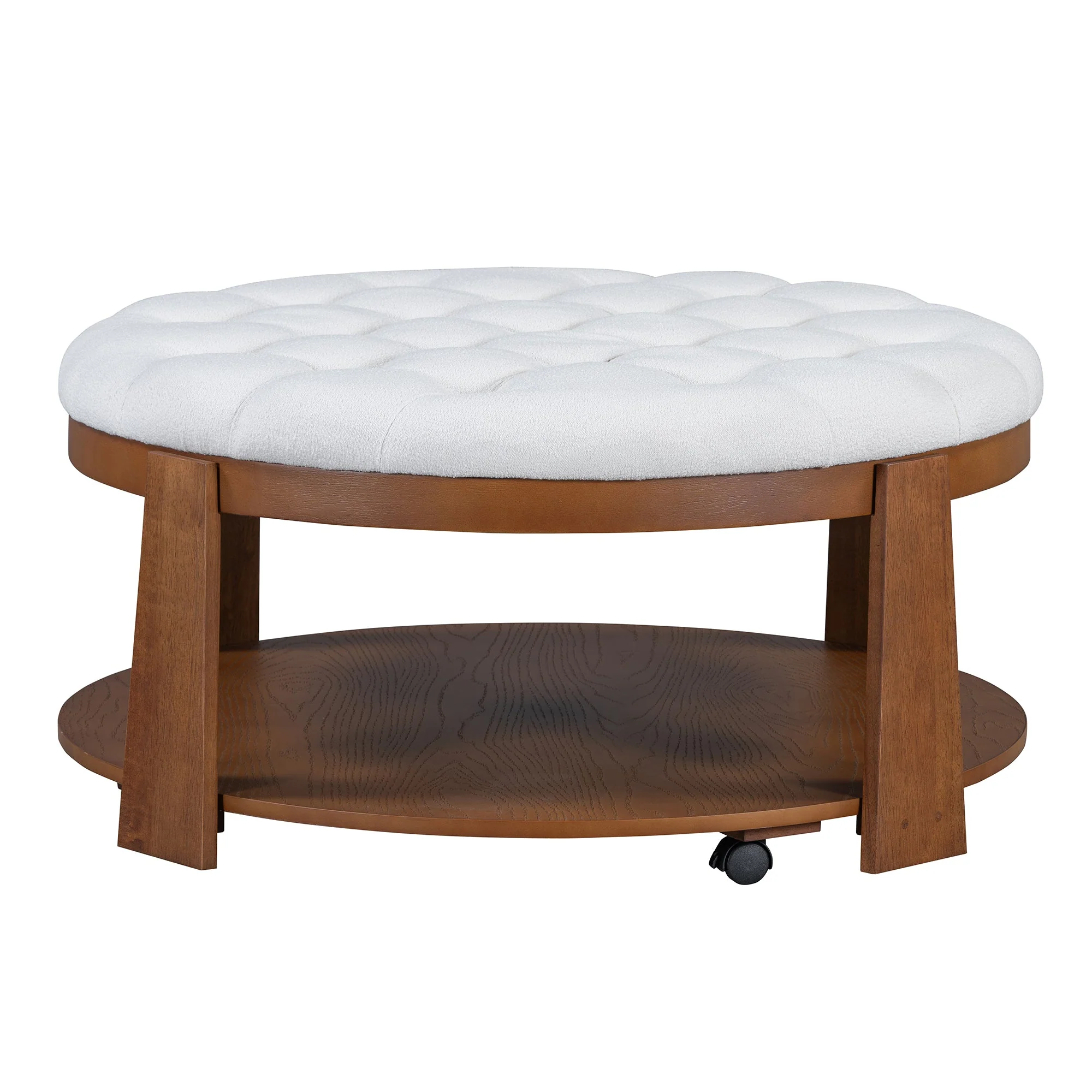 Modern Large Round Ottoman Coffee Table - Image 15