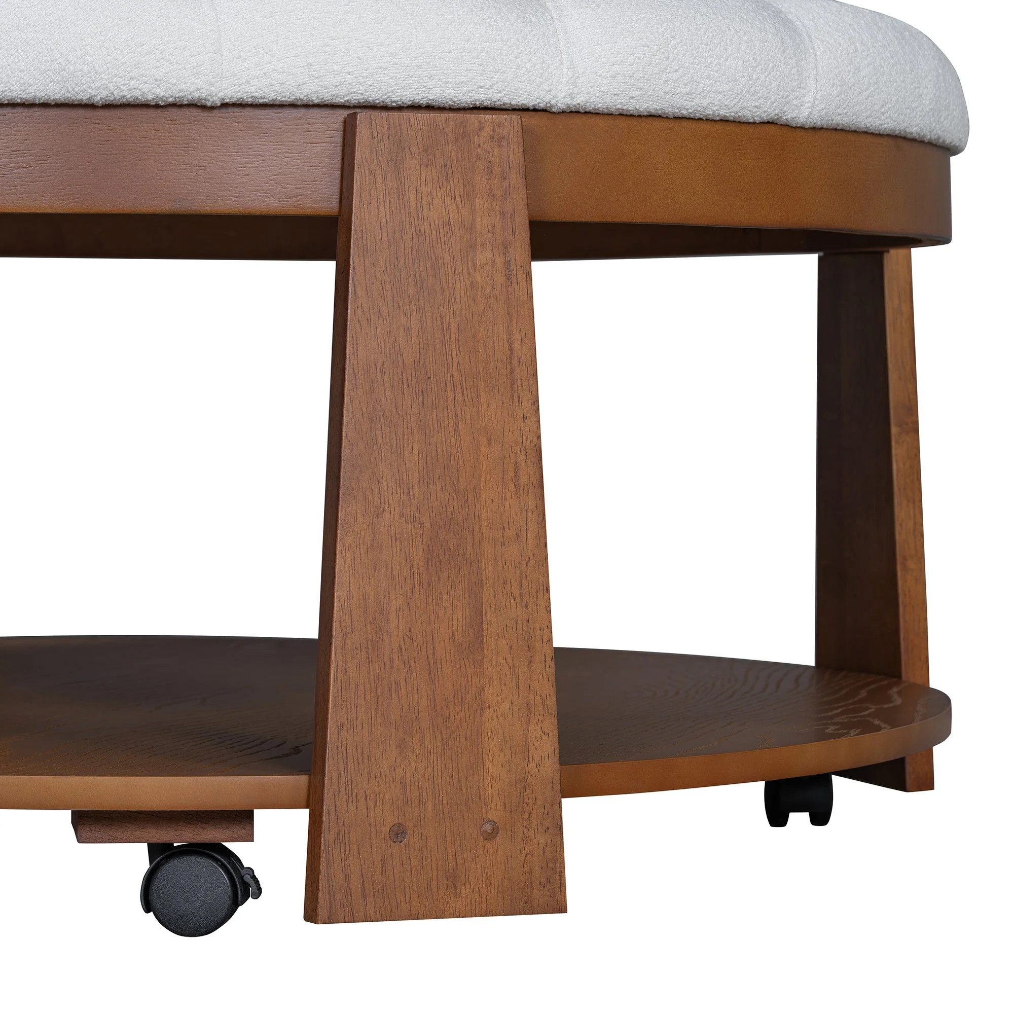 Modern Large Round Ottoman Coffee Table - Image 16