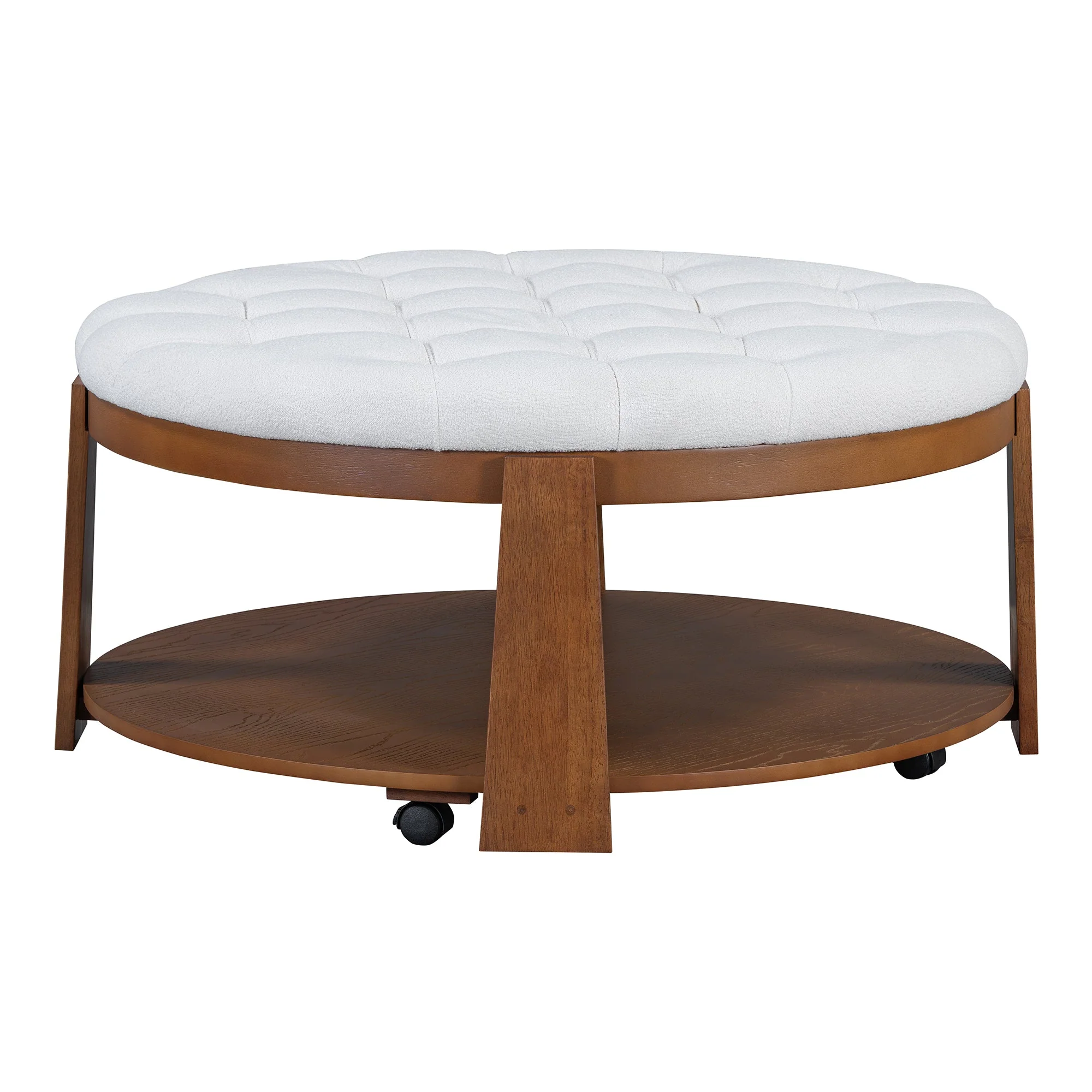 Modern Large Round Ottoman Coffee Table - Image 17