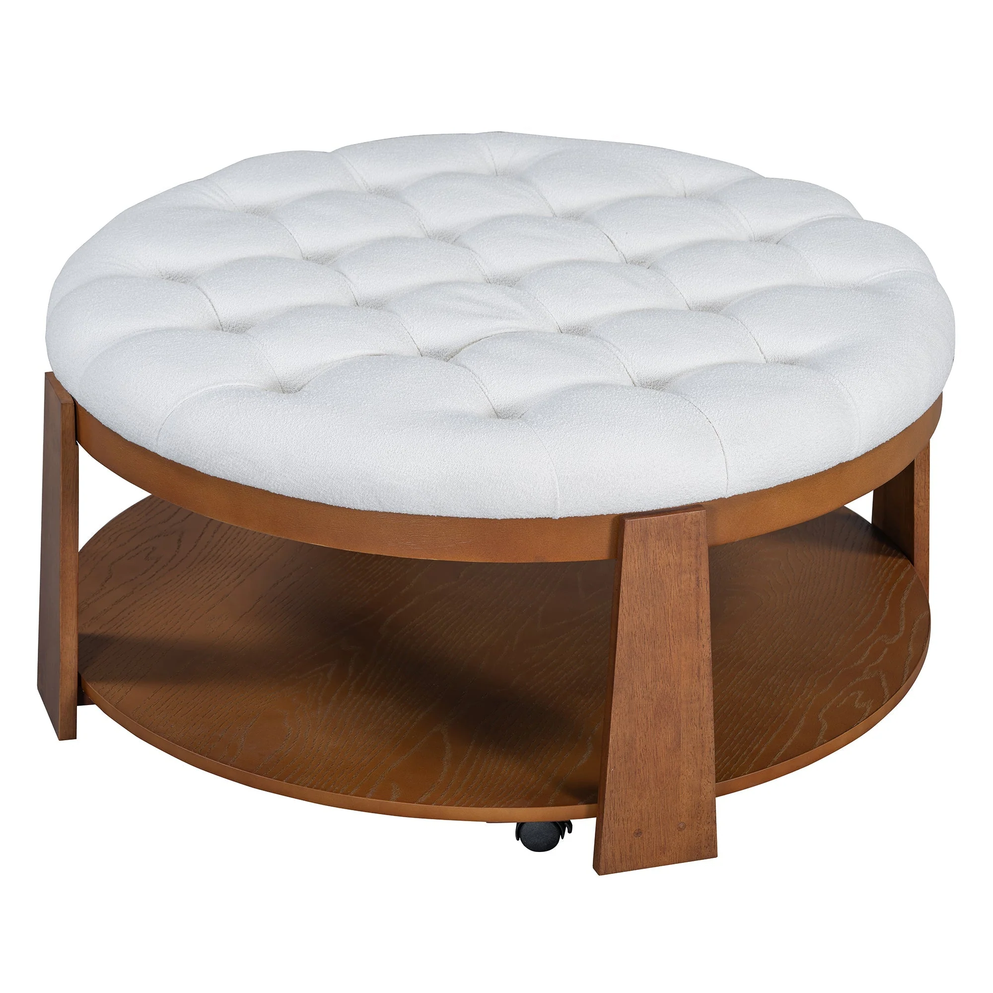 Modern Large Round Ottoman Coffee Table - Image 18