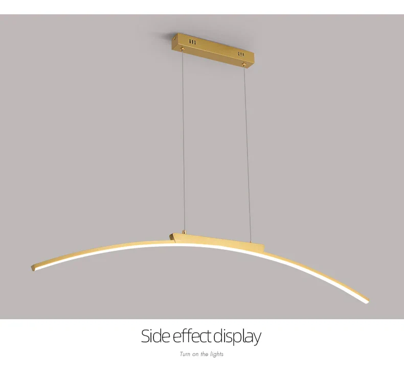 Modern LED Arc Pendant Light – Adjustable Dining Room Hanging Lamp for Kitchen - Image 16