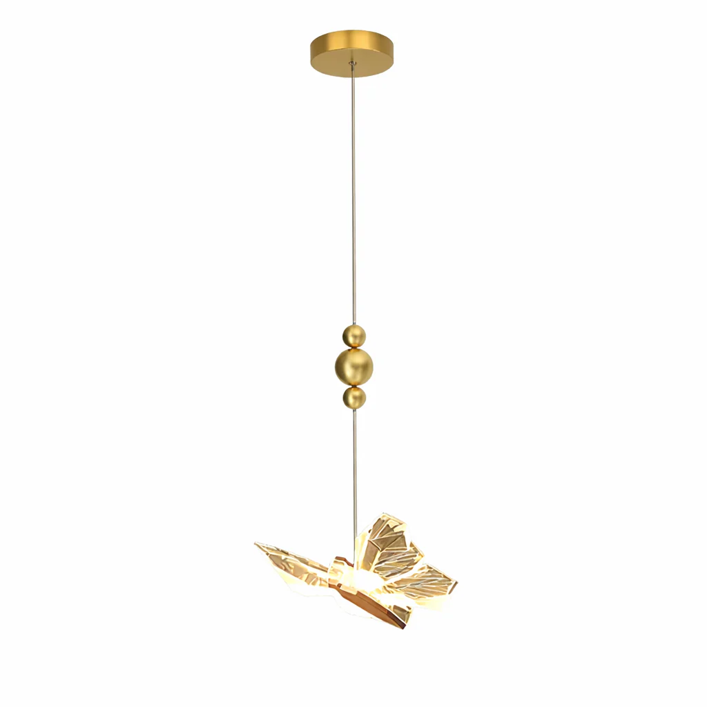 Modern LED Butterfly Crystal Pendant Light Chandelier for Dining Living Bedroom - Image 11