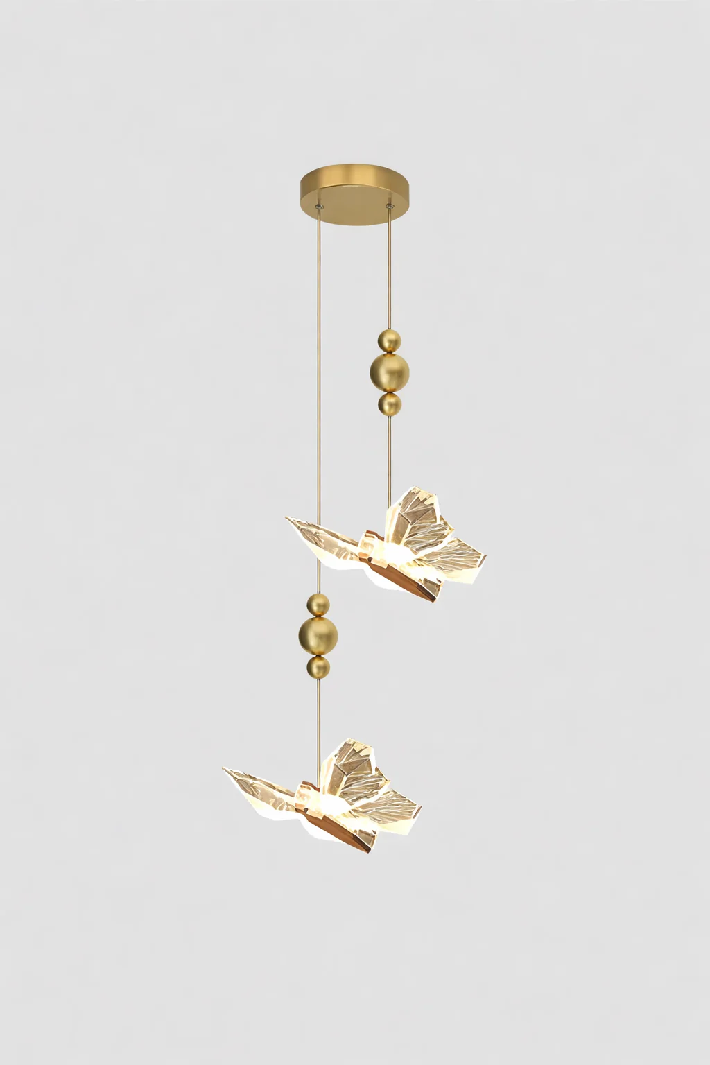 Modern LED Butterfly Crystal Pendant Light Chandelier for Dining Living Bedroom - Image 12