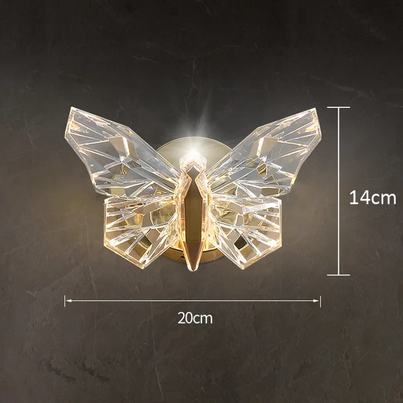 Modern LED Butterfly Crystal Pendant Light Chandelier for Dining Living Bedroom - Image 7