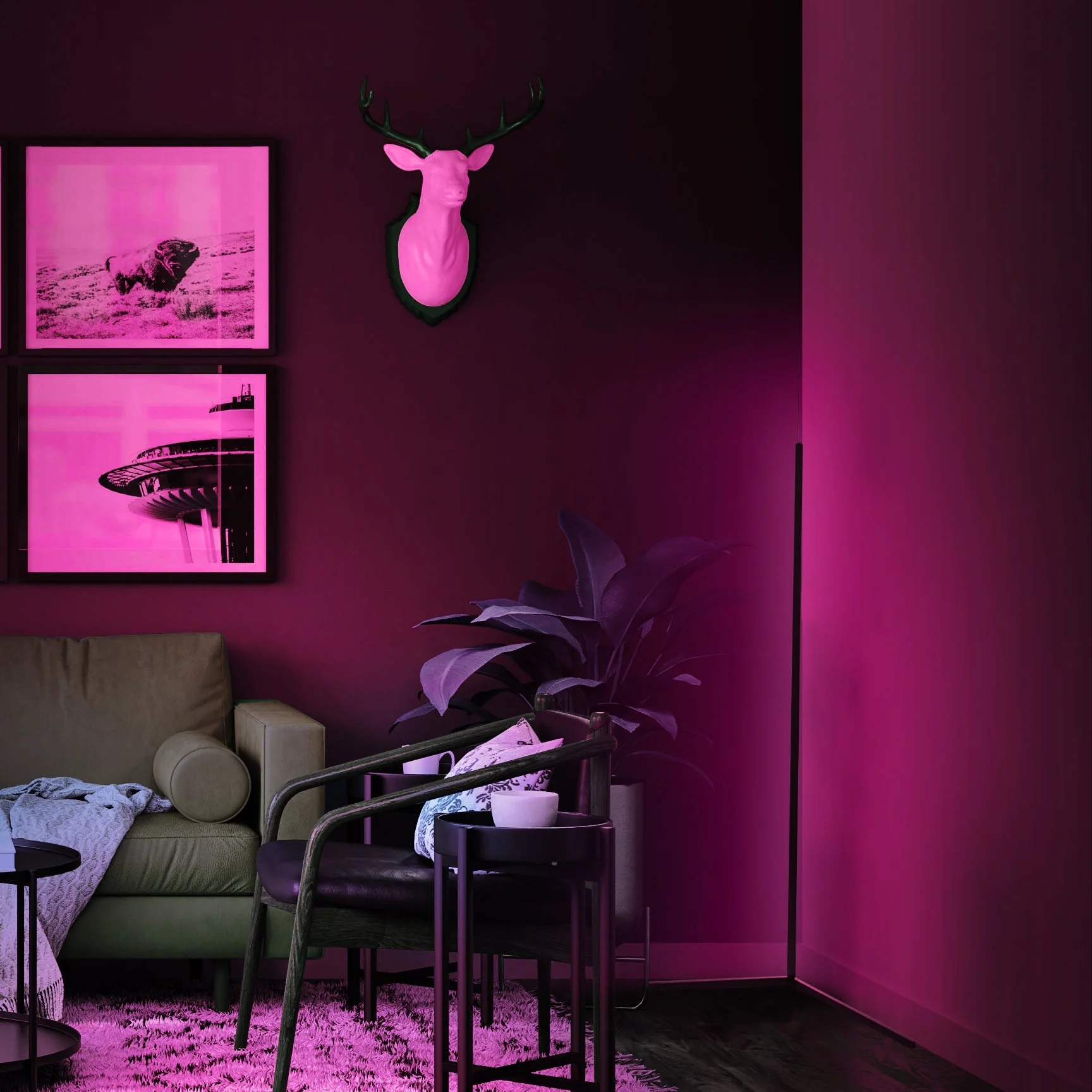 Modern LED Floor Lamp with RGB Color Changing and Smart Control – 56-Inch Standing Lamp for Living Room - Image 5
