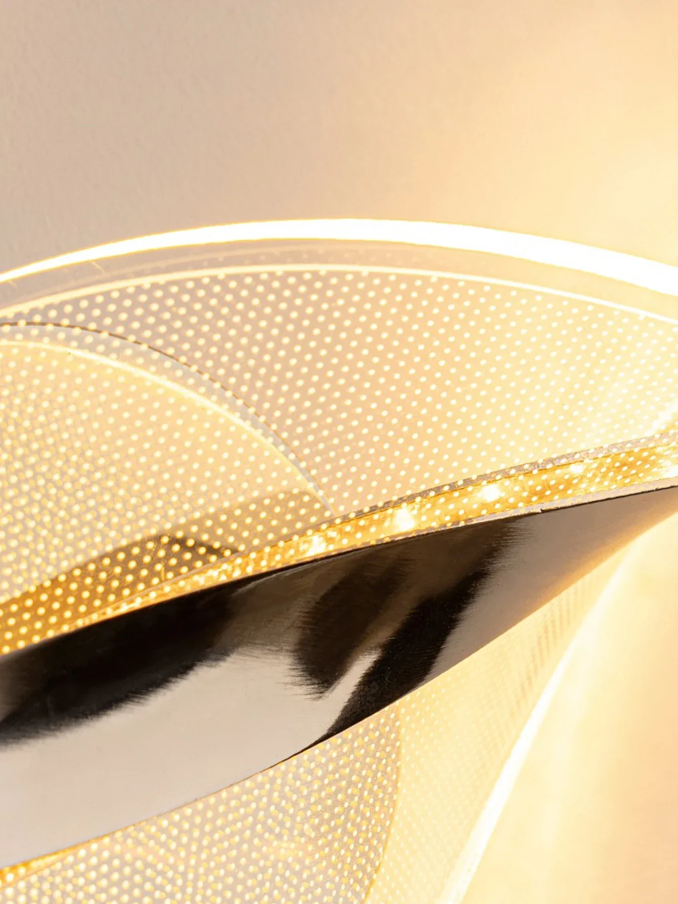 Modern LED Wall Lamp – Gold/Black Acrylic Light for Bedroom, Hallway & Living Room - Image 6