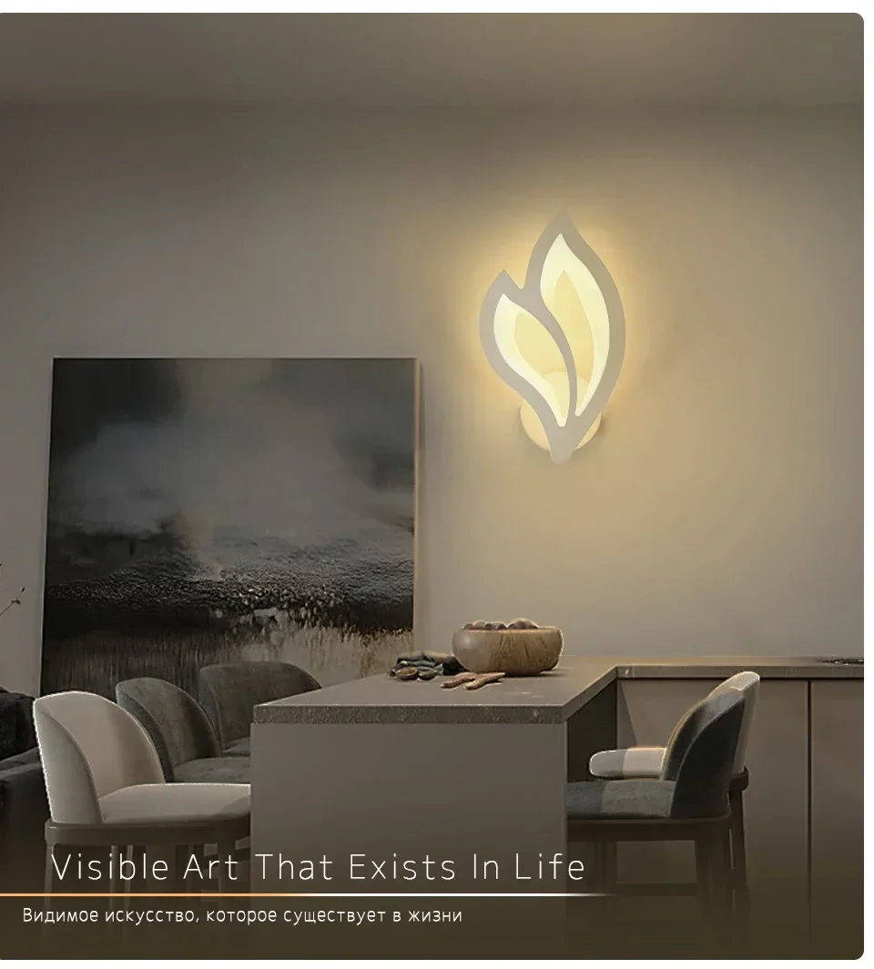 Modern LED Wall Lamp – Luxury Indoor Light for Living Room & Bedside Wall Decor - Image 6