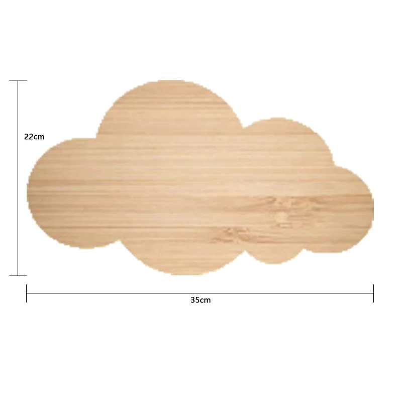 Modern LED Wall Light Wooden Cloud Dimmable Bedroom Bedside Eye Protection Lamp - Image 6