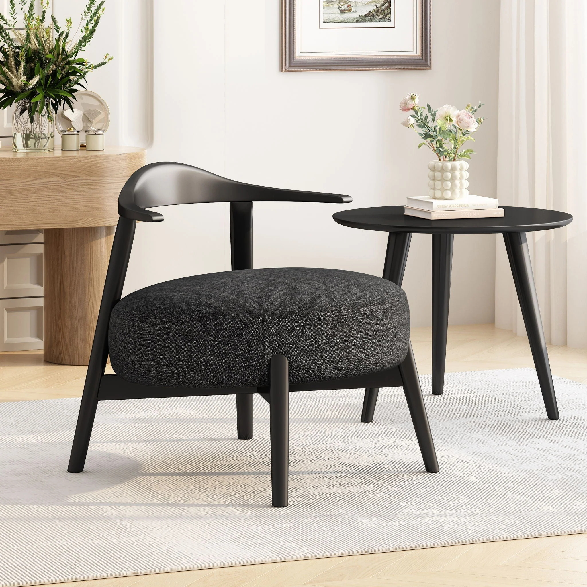 Modern Living Room Upholstered Accent Chair - Image 12