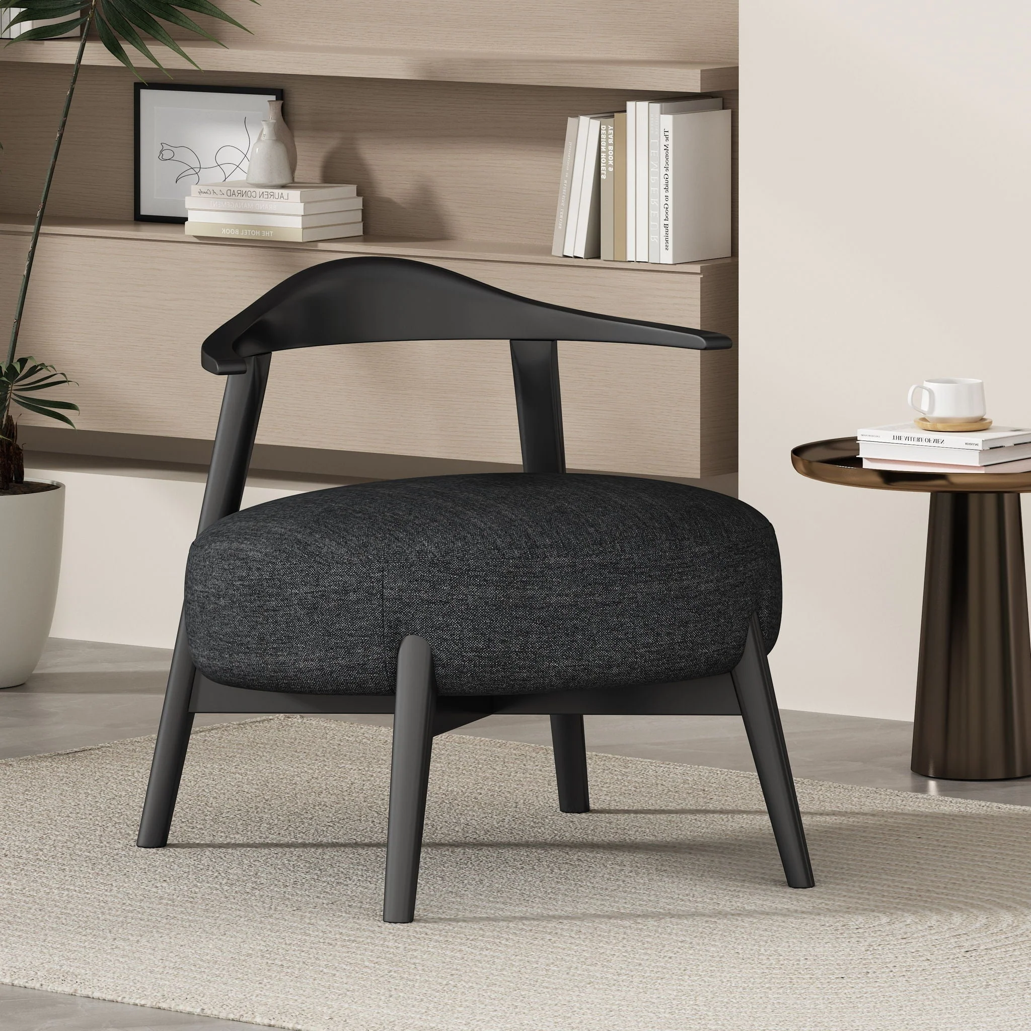 Modern Living Room Upholstered Accent Chair - Image 4