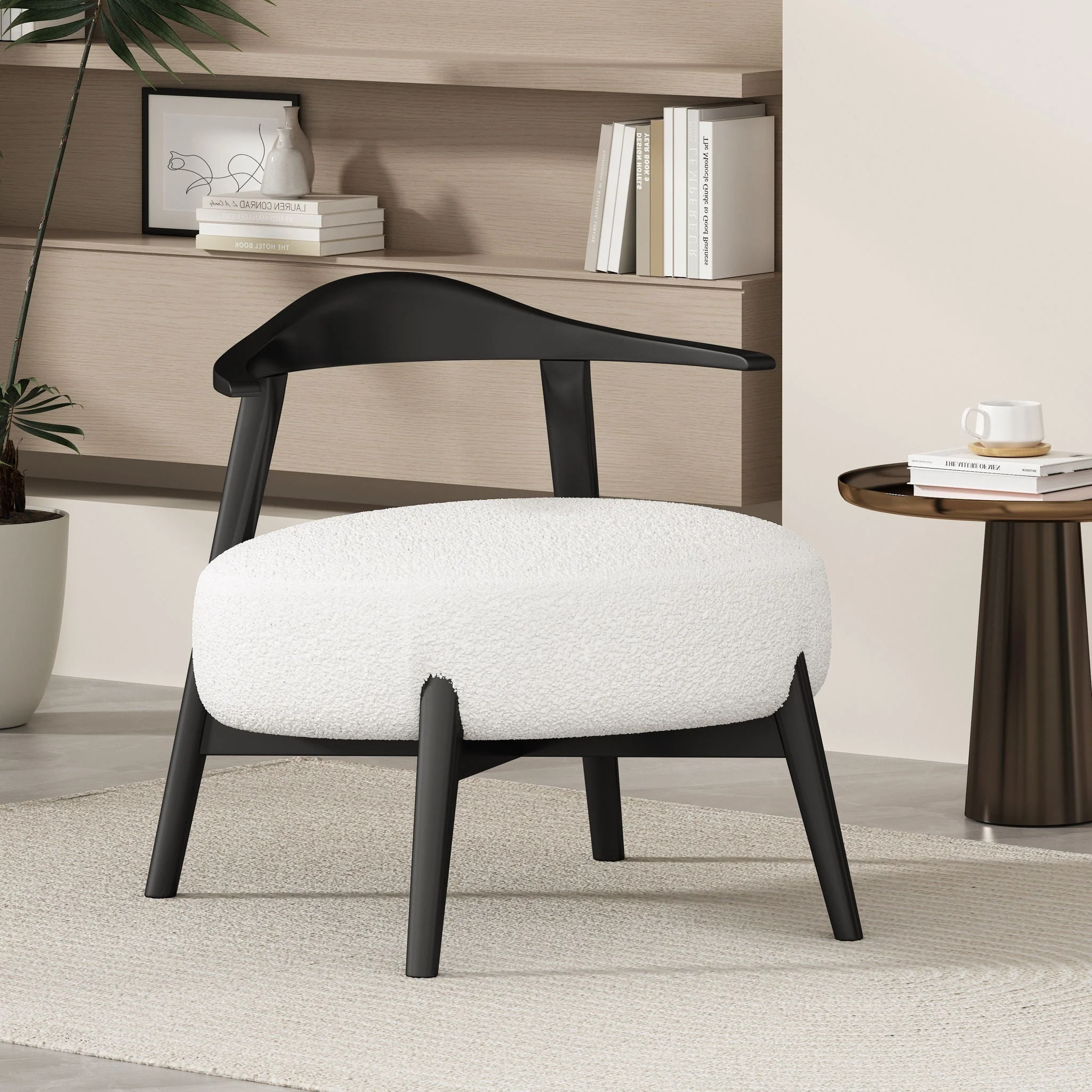 Modern Living Room Upholstered Accent Chair - Image 5