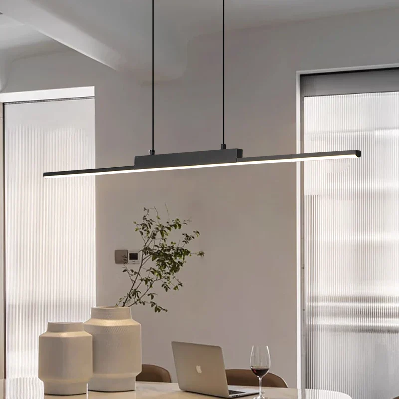 Modern Long Pendant Light – Minimalist Dining Room Chandelier for Kitchen & Living - Image 4
