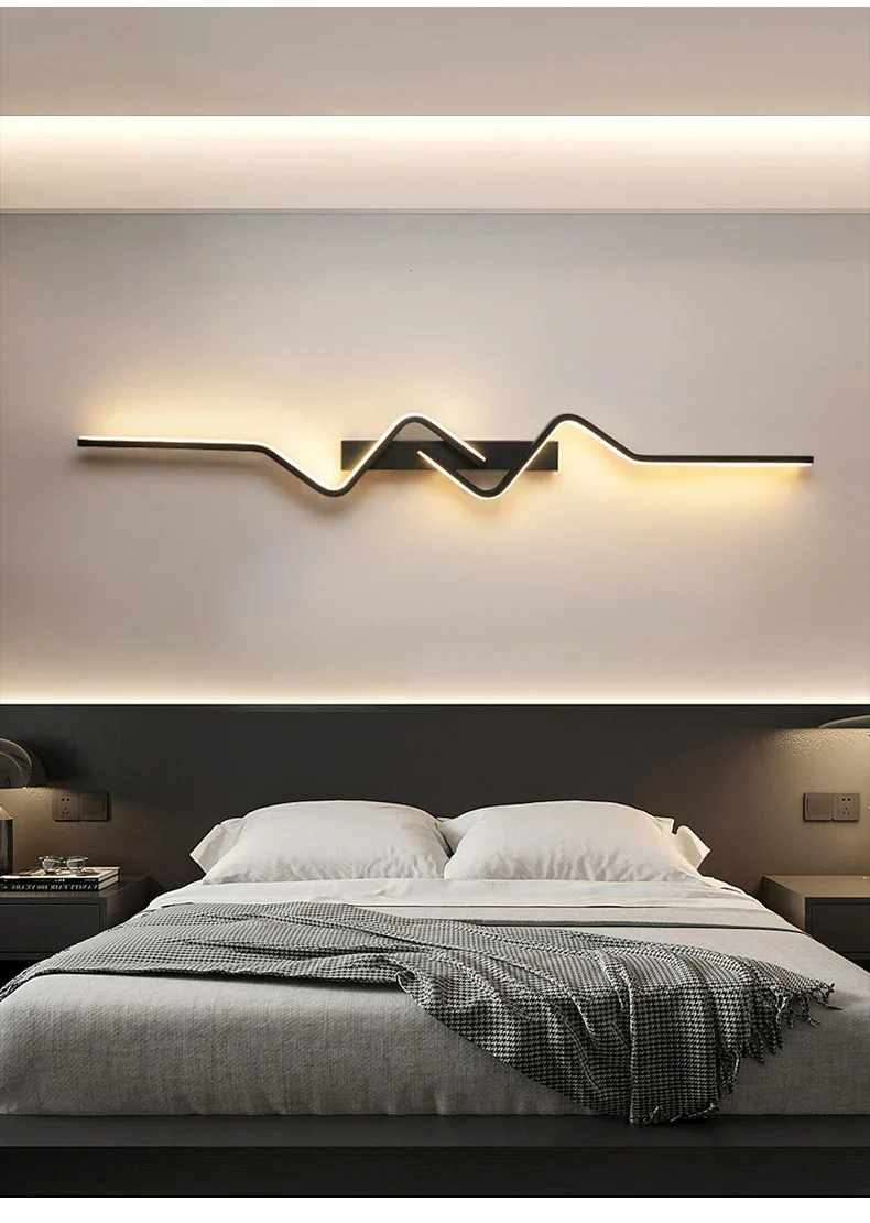 Modern Long Wall Light – Decorative LED Fixture for Corridor, Ceiling & Living Room - Image 11