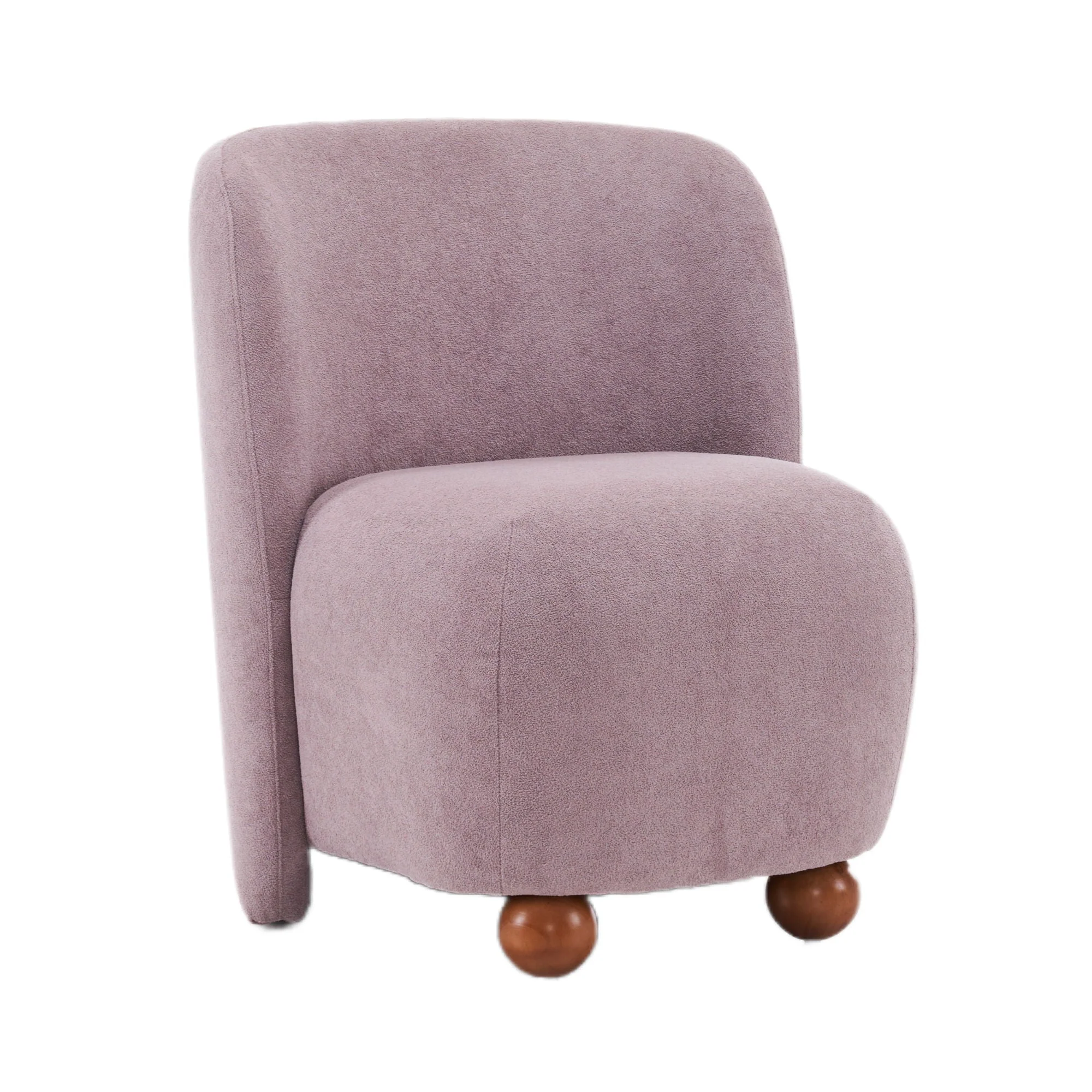 Modern Low Back Accent Upholstered Armless Living Room Chairs - Image 3