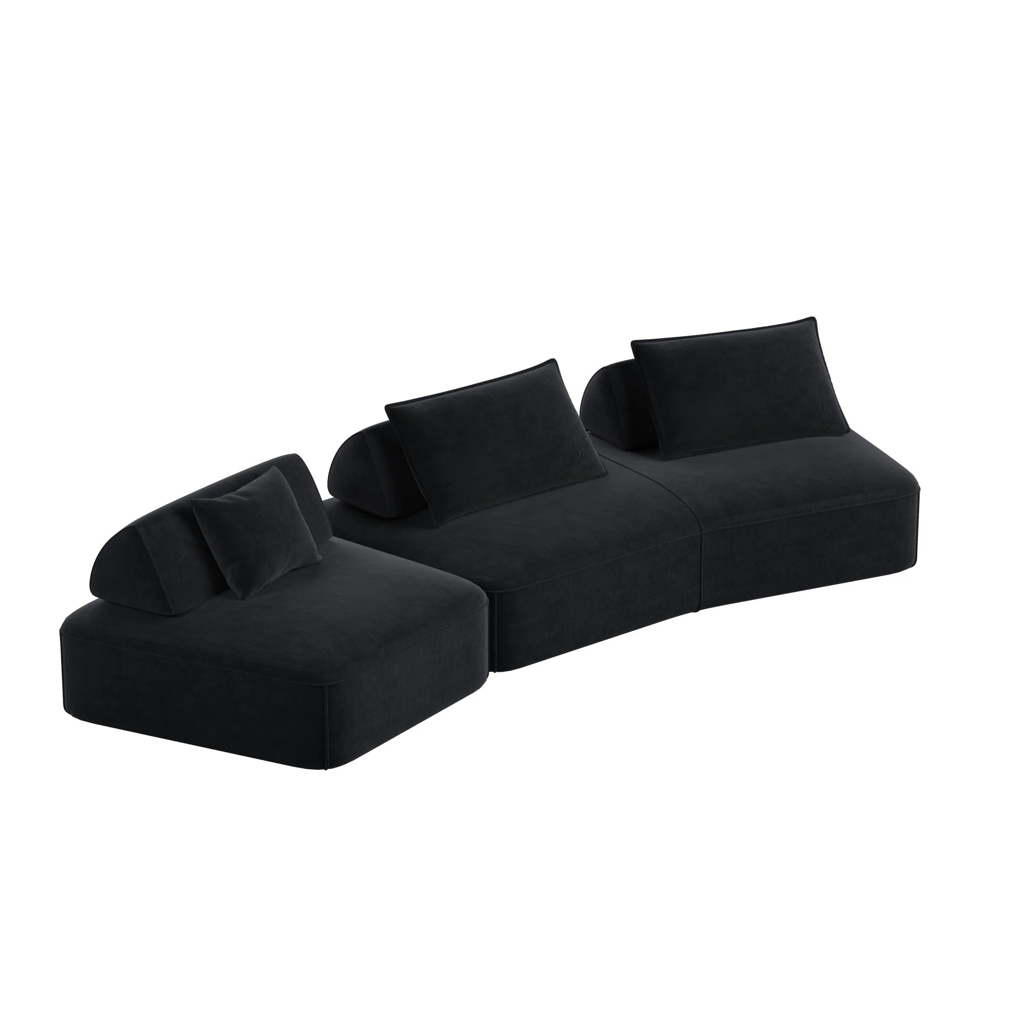 Modern Luxury Oversized Modular Sectional Sofa Set - Image 2