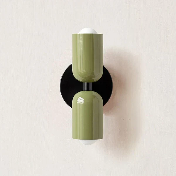 Modern Metal Cylinder LED Wall Sconce 2-Light Warm White - Image 5
