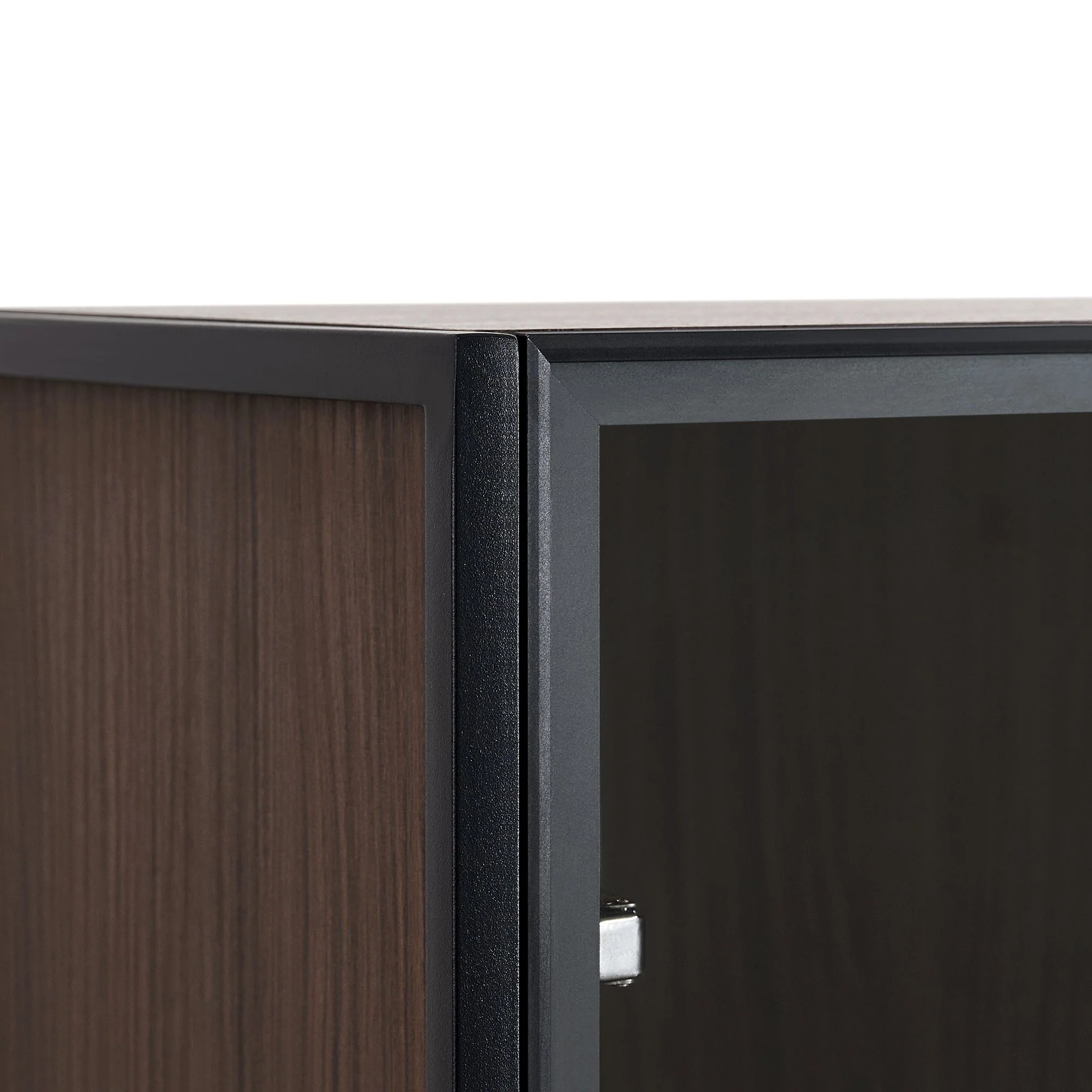 Modern Minimalist 51.2'' Tall Lighted Display Cabinet with Tempered Glass - Image 13