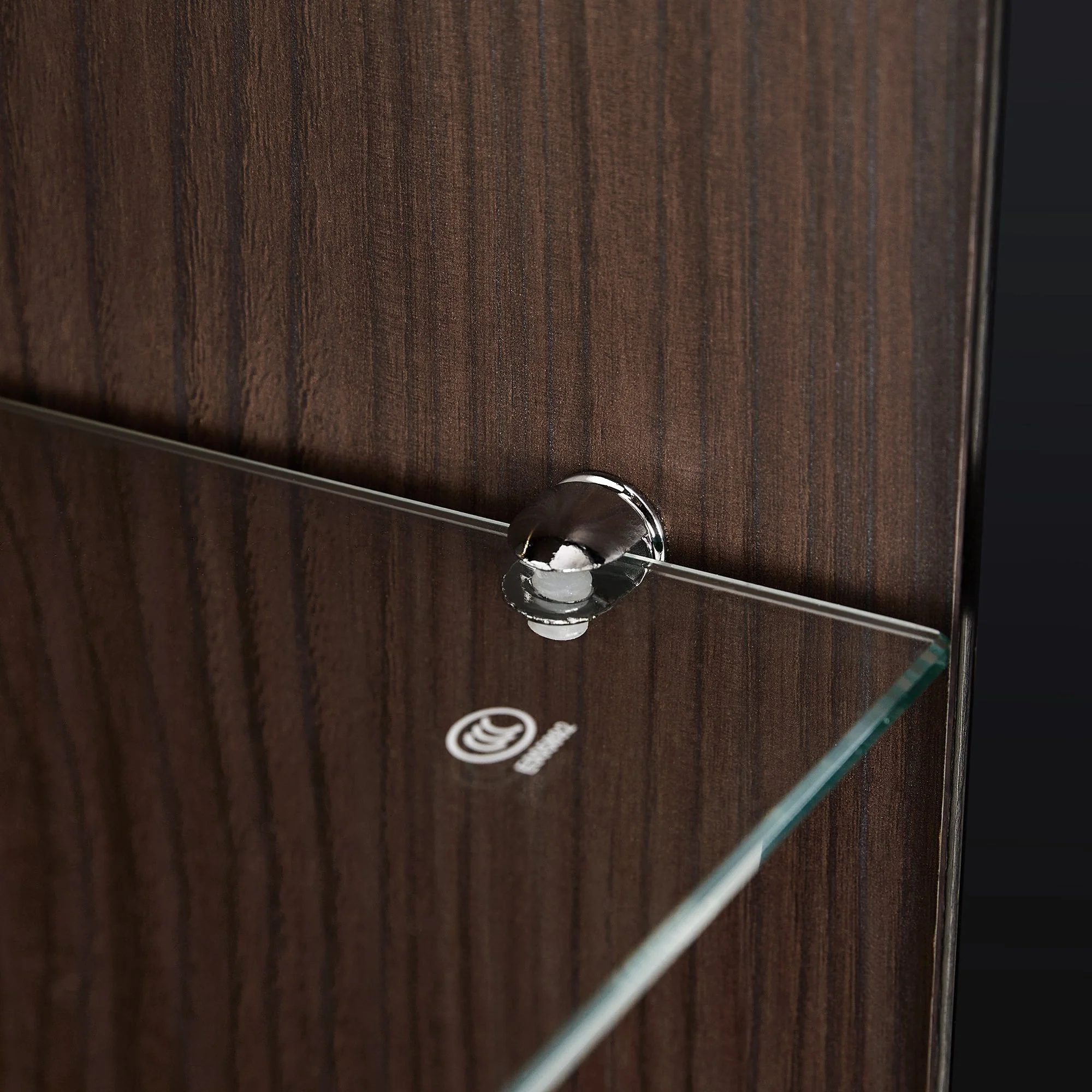 Modern Minimalist 51.2'' Tall Lighted Display Cabinet with Tempered Glass - Image 15