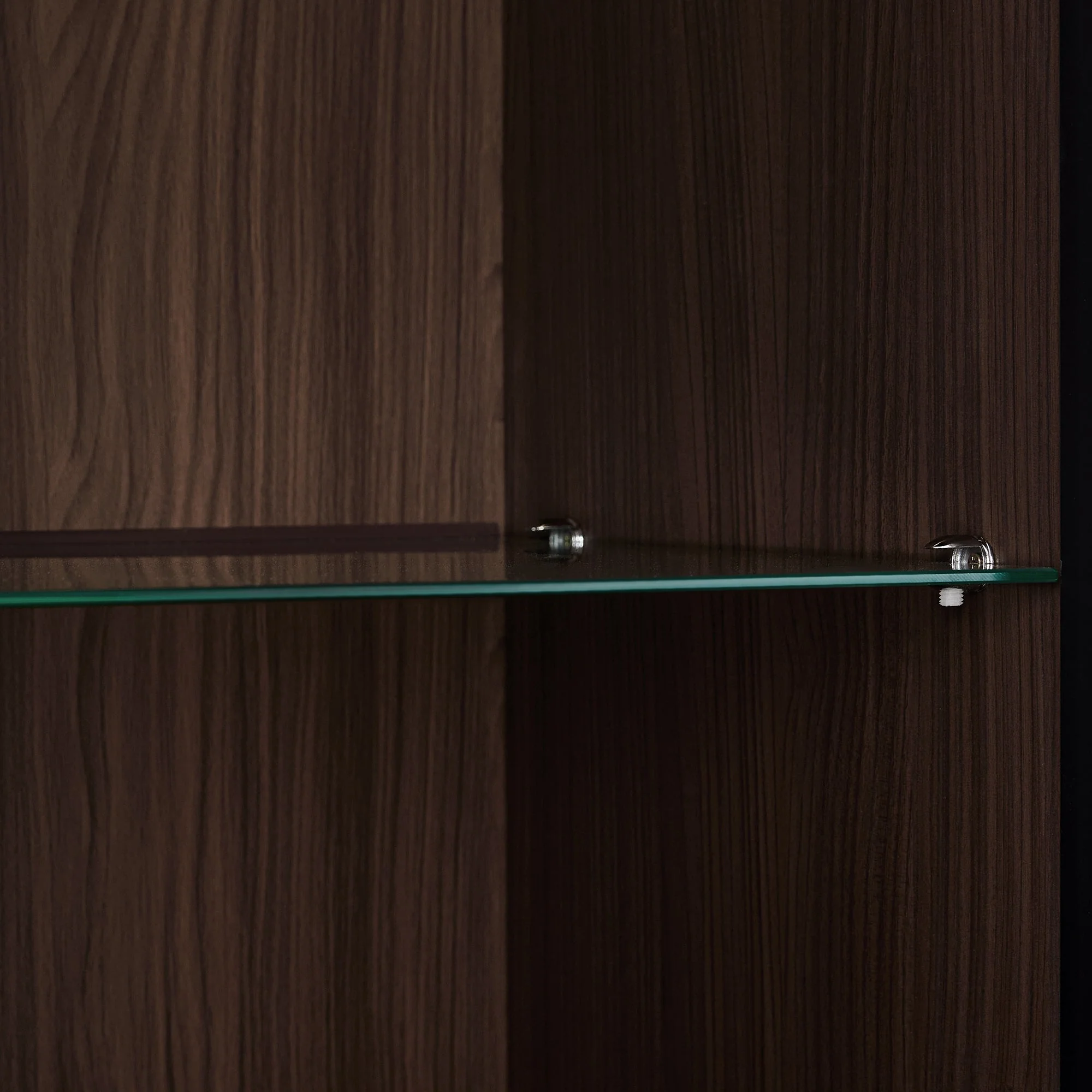 Modern Minimalist 51.2'' Tall Lighted Display Cabinet with Tempered Glass - Image 16