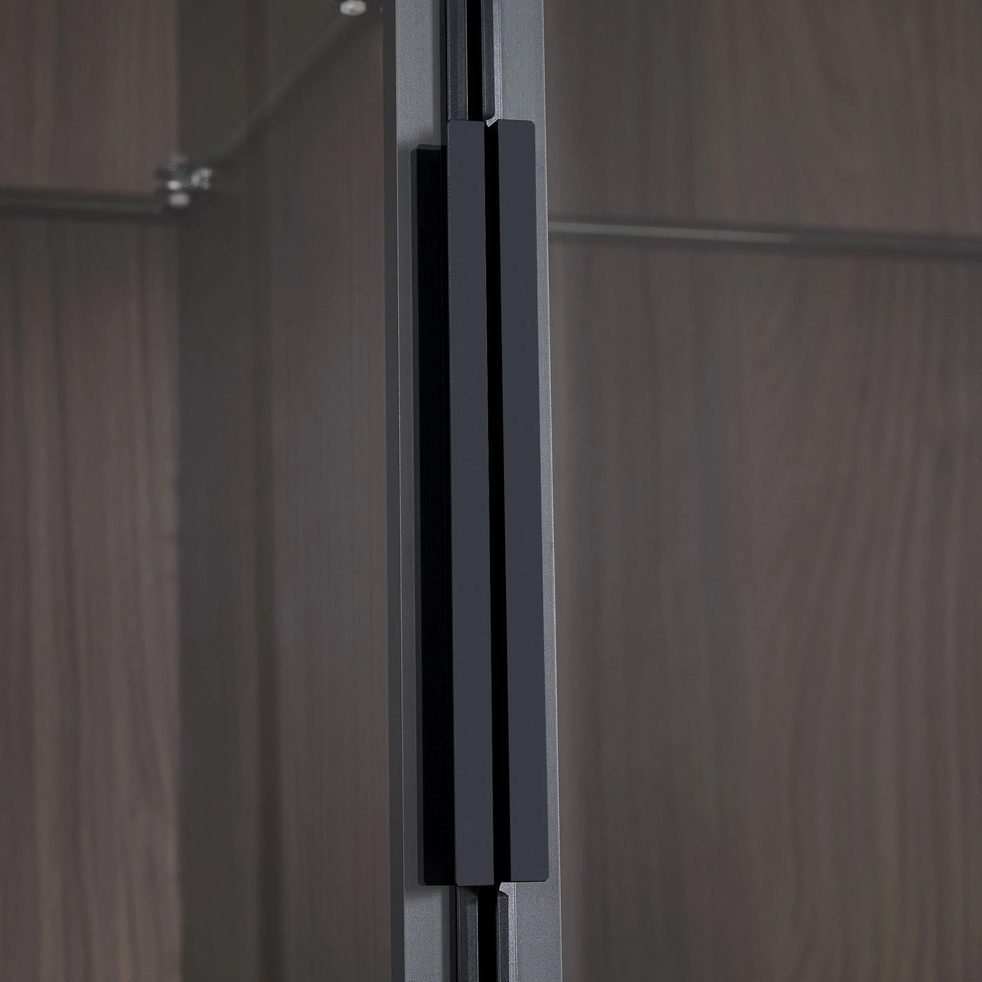 Modern Minimalist 51.2'' Tall Lighted Display Cabinet with Tempered Glass - Image 17