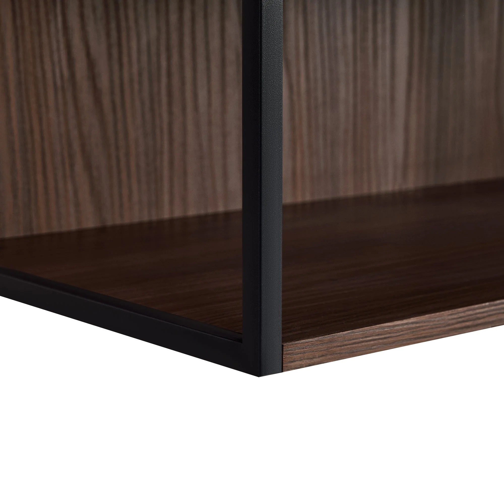 Modern Minimalist 51.2'' Tall Lighted Display Cabinet with Tempered Glass - Image 18