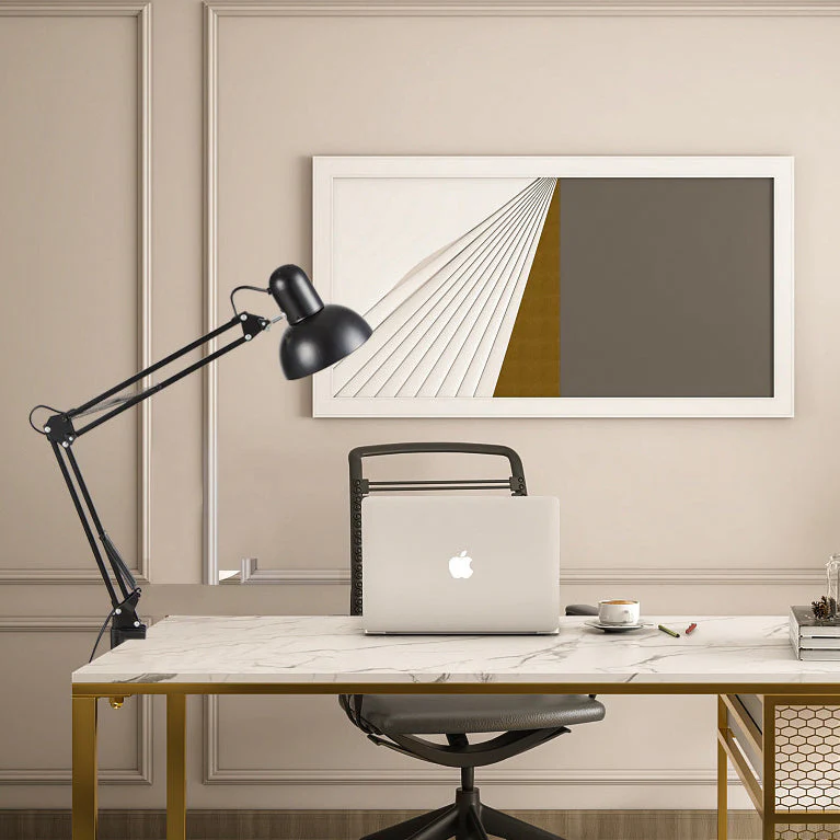 Modern Minimalist Adjustable Metal Table Lamp LED Clip On Desk Light - Image 3