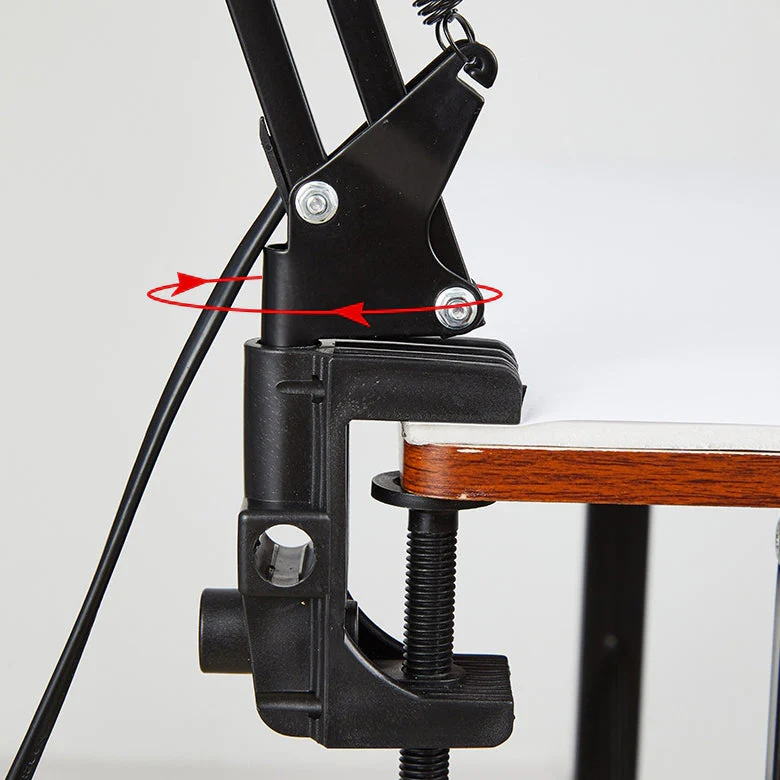 Modern Minimalist Adjustable Metal Table Lamp LED Clip On Desk Light - Image 4