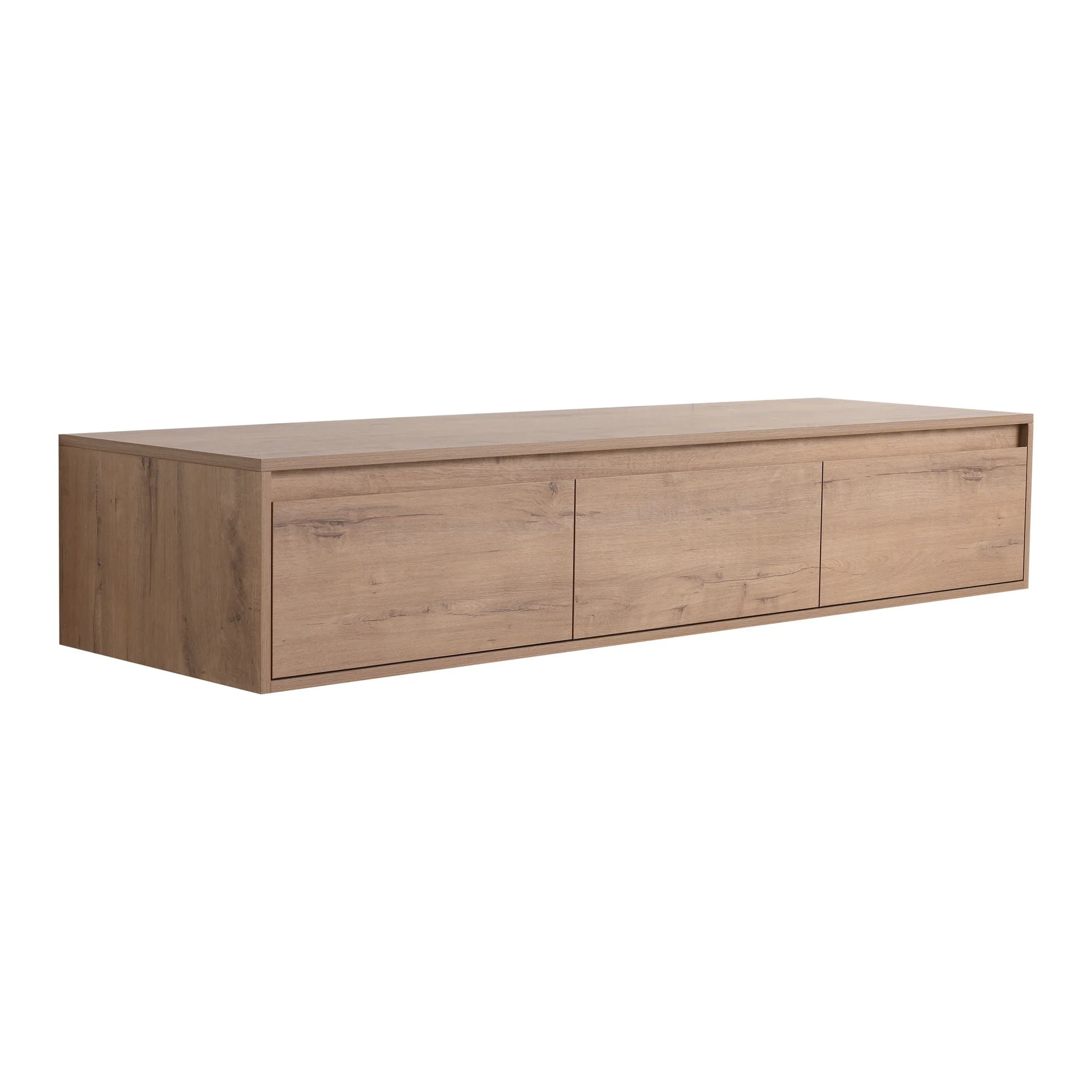 Modern Minimalist Bathroom Cabinet With Soft Close Drawers And Floating Mounting Design - Image 3