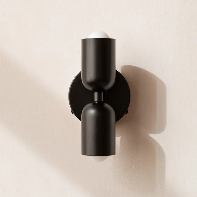 Modern Minimalist Cylinder LED Wall Sconce Iron Indoor Wall Light - Image 19
