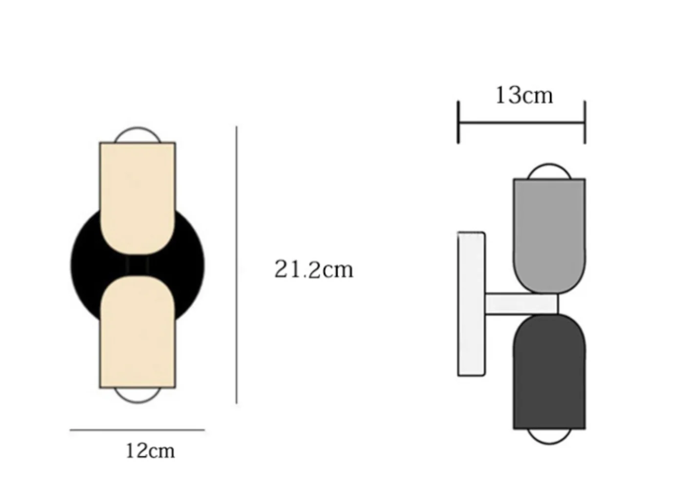 Modern Minimalist Cylinder LED Wall Sconce Iron Indoor Wall Light - Image 20