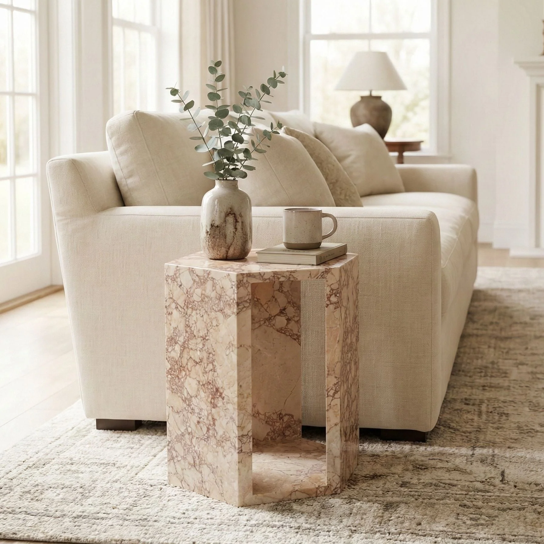 Modern Minimalist Hexagon Side Table - Image 19