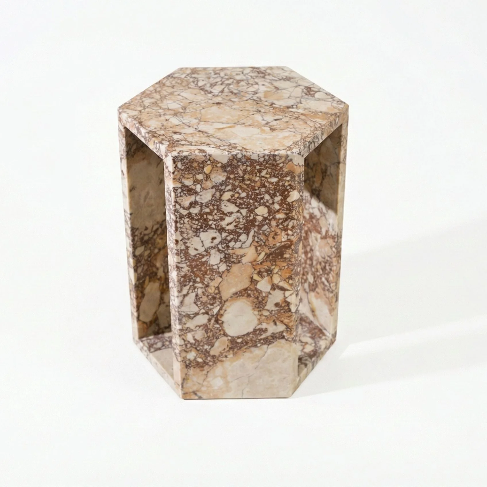 Modern Minimalist Hexagon Side Table - Image 4