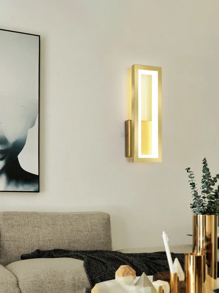 Modern Minimalist LED Wall Lamp – Black White Light for Bedroom & Living Room - Image 10