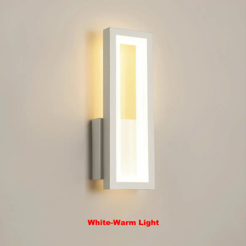 Modern Minimalist LED Wall Lamp – Black White Light for Bedroom & Living Room - Image 14