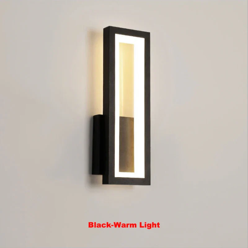 Modern Minimalist LED Wall Lamp – Black White Light for Bedroom & Living Room - Image 15
