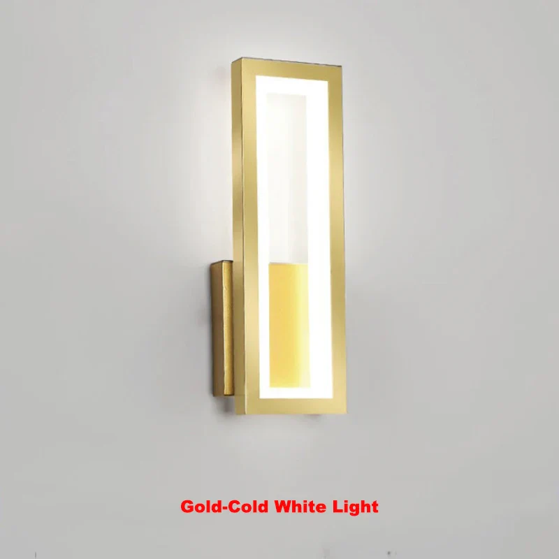 Modern Minimalist LED Wall Lamp – Black White Light for Bedroom & Living Room - Image 17