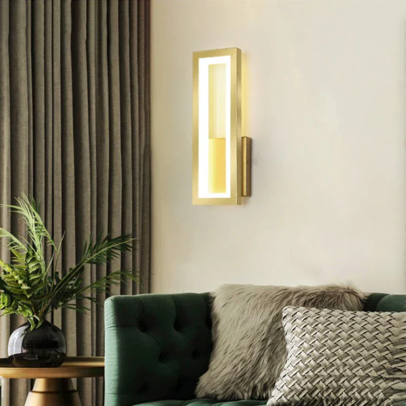 Modern Minimalist LED Wall Lamp – Black White Light for Bedroom & Living Room - Image 4