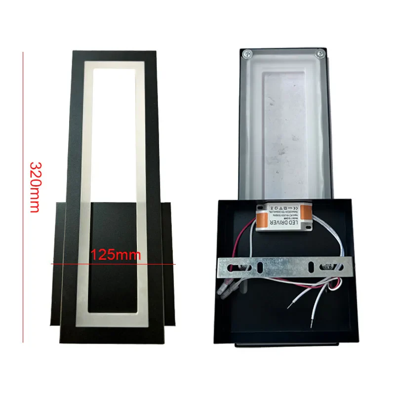 Modern Minimalist LED Wall Lamp – Black White Light for Bedroom & Living Room - Image 6