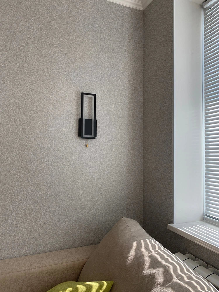 Modern Minimalist LED Wall Lamp – Black White Light for Bedroom & Living Room - Image 8
